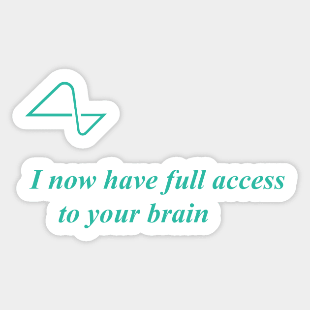 Neuralink Sticker by HuntersDesignsShop